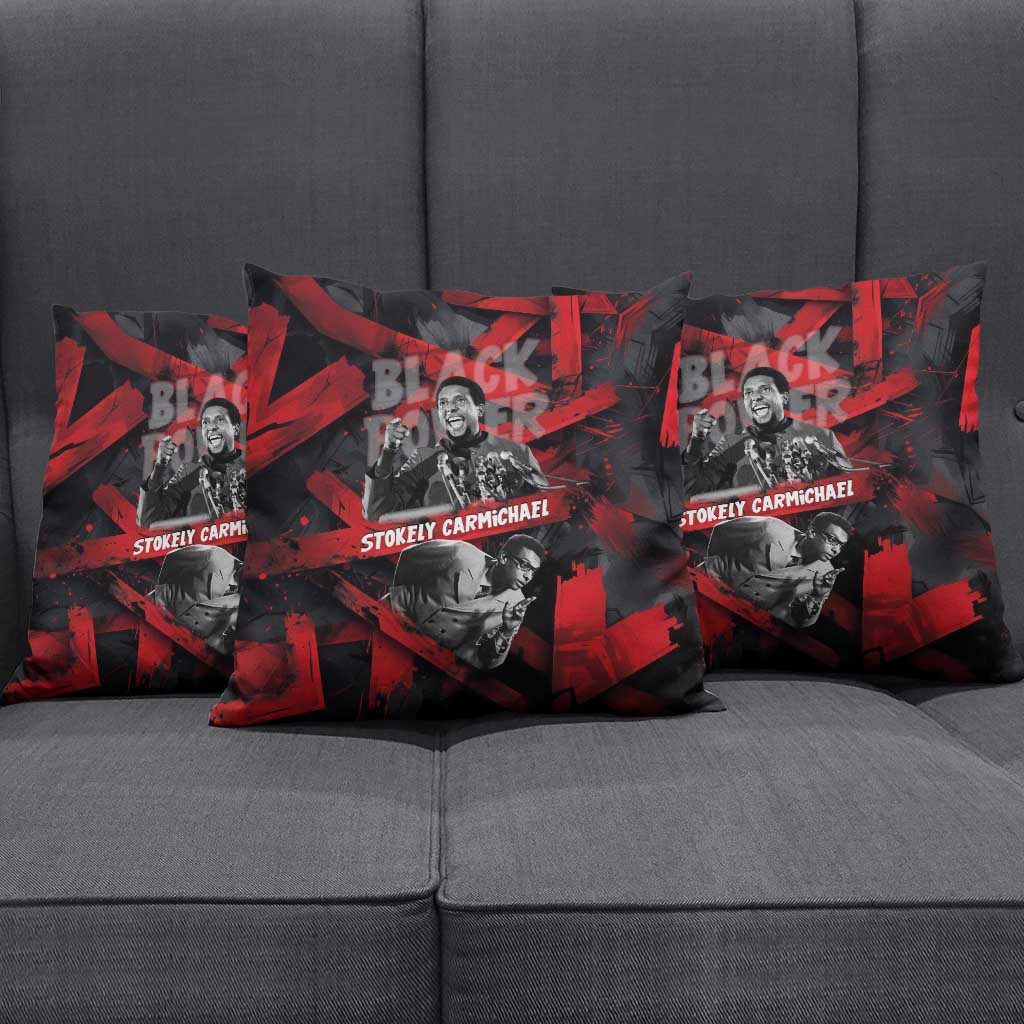 Stokely Carmichael Pillow Cover Graphic Design Black Power Quote Powerful Speech Civil Rights - Wonder Print Shop