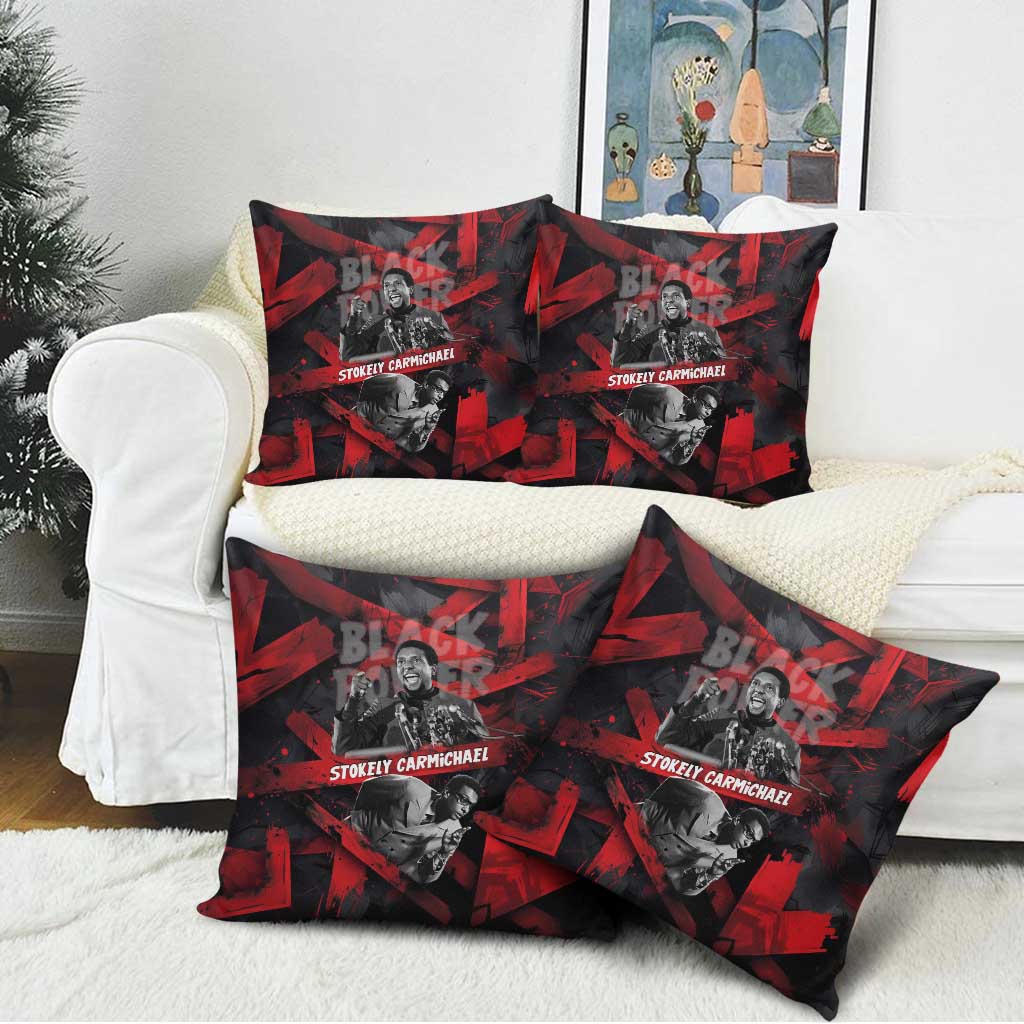 Stokely Carmichael Pillow Cover Graphic Design Black Power Quote Powerful Speech Civil Rights - Wonder Print Shop