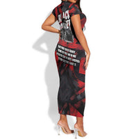 Stokely Carmichael Short Sleeve Bodycon Dress Graphic Design Black Power Quote Powerful Speech Civil Rights - Wonder Print Shop