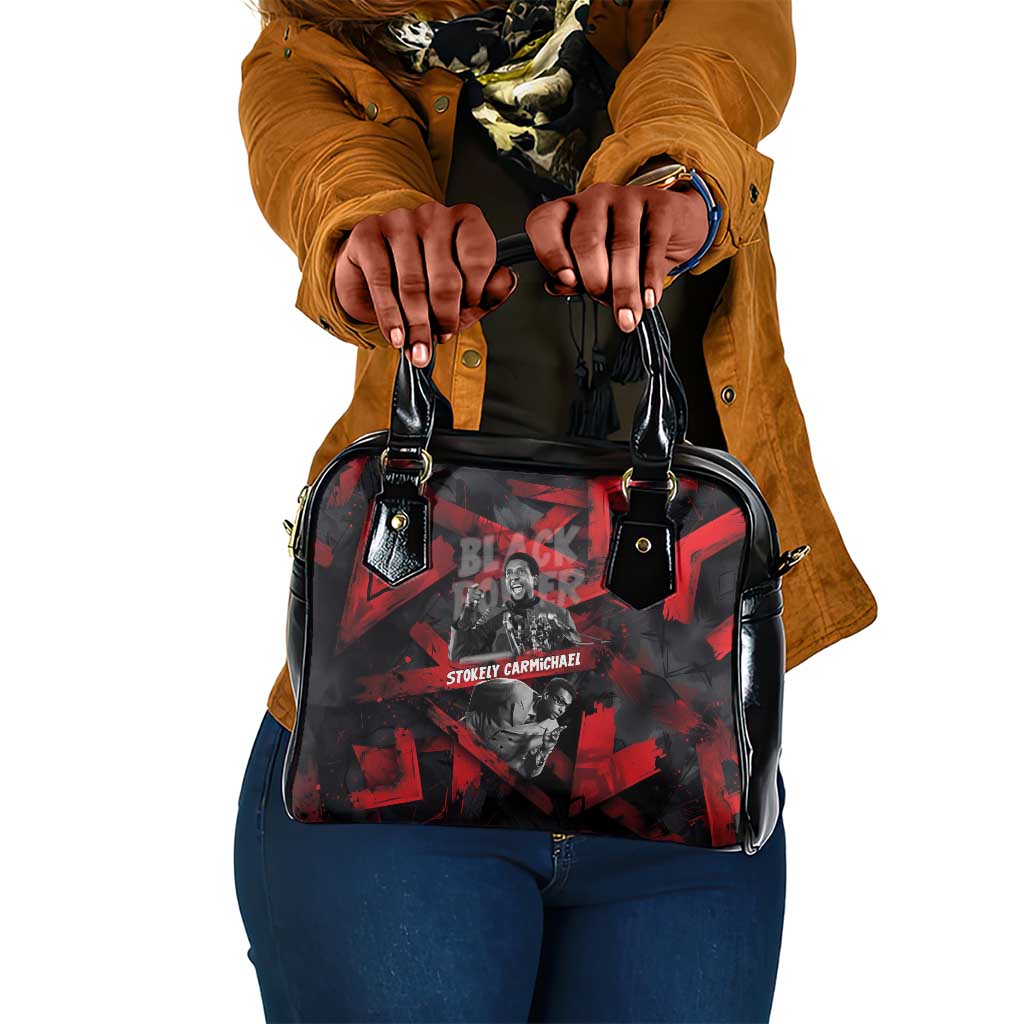 Stokely Carmichael Shoulder Handbag Graphic Design Black Power Quote Powerful Speech Civil Rights - Wonder Print Shop