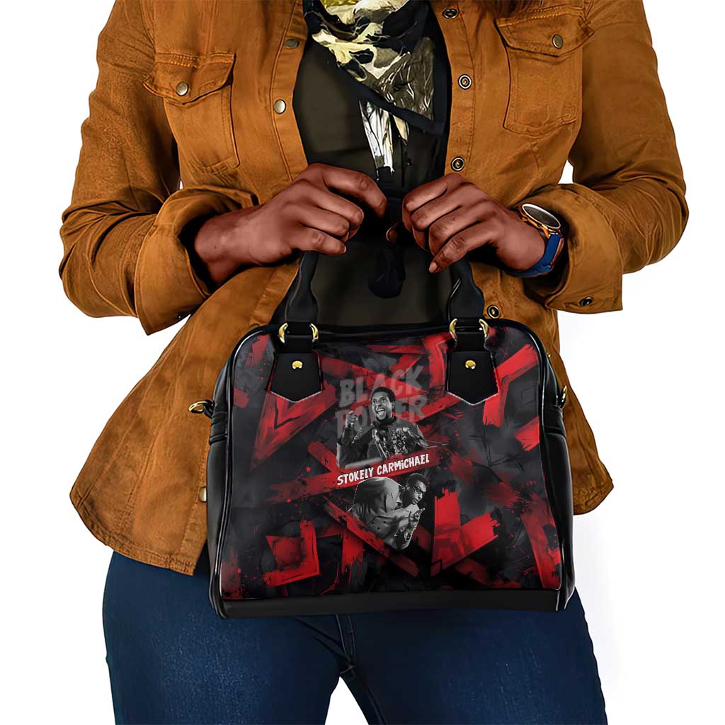 Stokely Carmichael Shoulder Handbag Graphic Design Black Power Quote Powerful Speech Civil Rights - Wonder Print Shop