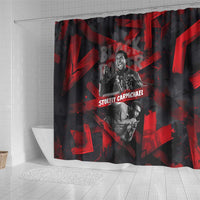 Stokely Carmichael Shower Curtain Graphic Design Black Power Quote Powerful Speech Civil Rights - Wonder Print Shop