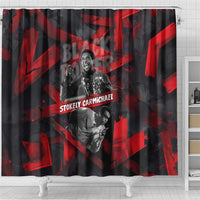 Stokely Carmichael Shower Curtain Graphic Design Black Power Quote Powerful Speech Civil Rights - Wonder Print Shop