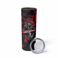 Stokely Carmichael Skinny Tumbler Graphic Design Black Power Quote Powerful Speech Civil Rights - Wonder Print Shop