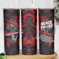 Stokely Carmichael Skinny Tumbler Graphic Design Black Power Quote Powerful Speech Civil Rights - Wonder Print Shop