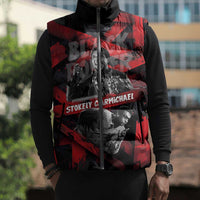 Stokely Carmichael Sleeveless Puffer Jacket Graphic Design Black Power Quote Powerful Speech Civil Rights - Wonder Print Shop