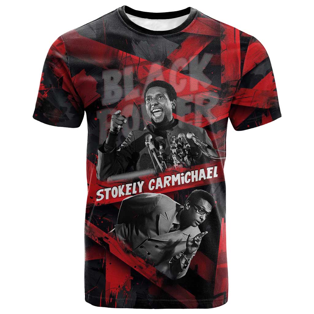 Stokely Carmichael T shirt Graphic Design Black Power Quote Powerful Speech Civil Rights - Wonder Print Shop