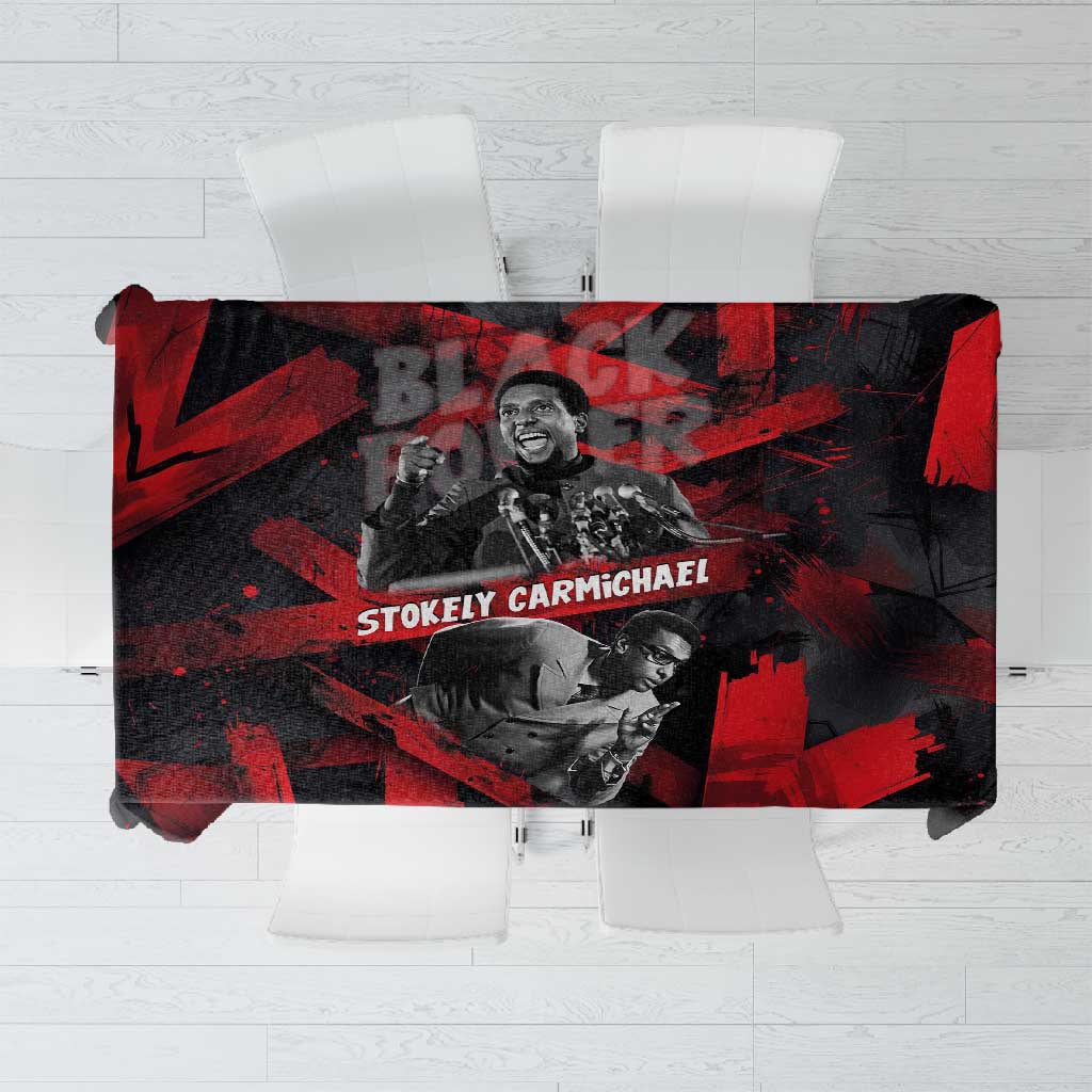 Stokely Carmichael Tablecloth Graphic Design Black Power Quote Powerful Speech Civil Rights - Wonder Print Shop