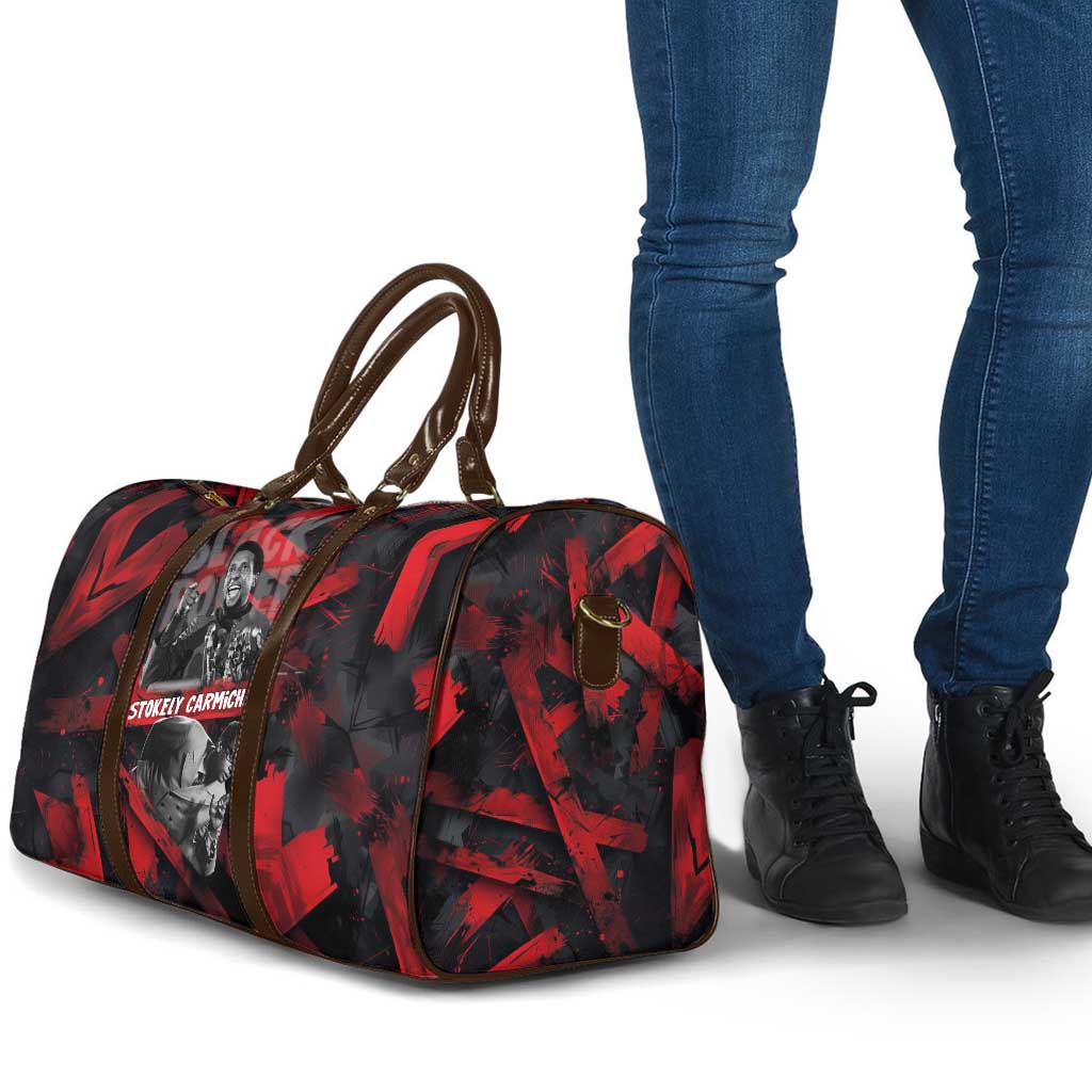 Stokely Carmichael Travel Bag Graphic Design Black Power Quote Powerful Speech Civil Rights - Wonder Print Shop