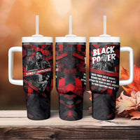 Stokely Carmichael Tumbler With Handle Graphic Design Black Power Quote Powerful Speech Civil Rights - Wonder Print Shop