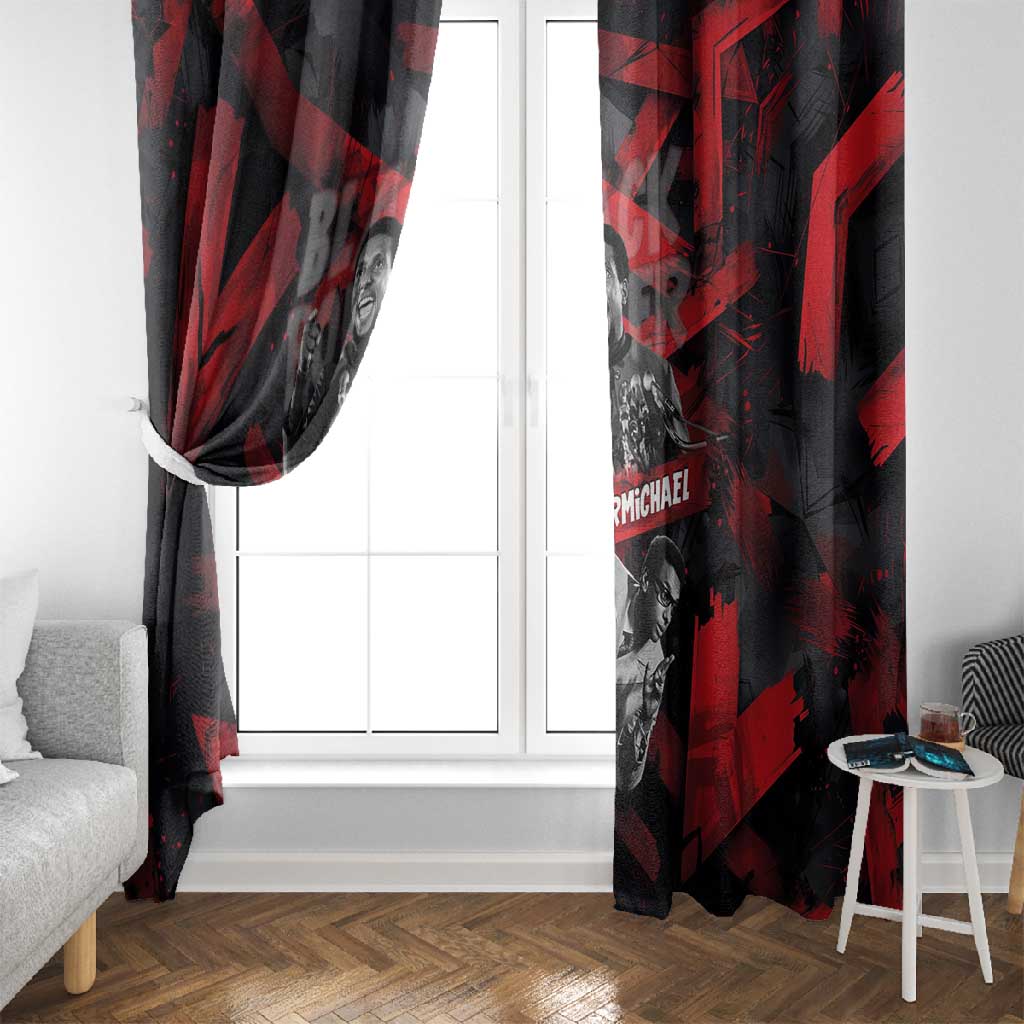 Stokely Carmichael Window Curtain Graphic Design Black Power Quote Powerful Speech Civil Rights - Wonder Print Shop