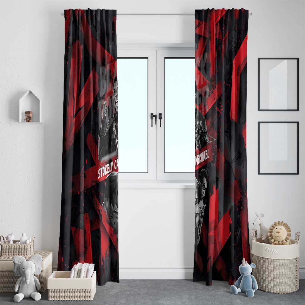 Stokely Carmichael Window Curtain Graphic Design Black Power Quote Powerful Speech Civil Rights - Wonder Print Shop