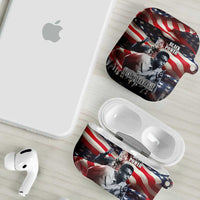 Stokely Carmichael AirPods Case American Flag Background Black Power Quote Civil Rights Leader Powerful Speech - Wonder Print Shop