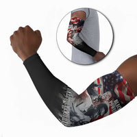 Stokely Carmichael Arm Sleeves American Flag Background Black Power Quote Civil Rights Leader Powerful Speech - Wonder Print Shop