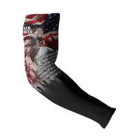 Stokely Carmichael Arm Sleeves American Flag Background Black Power Quote Civil Rights Leader Powerful Speech - Wonder Print Shop
