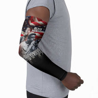Stokely Carmichael Arm Sleeves American Flag Background Black Power Quote Civil Rights Leader Powerful Speech - Wonder Print Shop