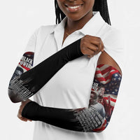 Stokely Carmichael Arm Sleeves American Flag Background Black Power Quote Civil Rights Leader Powerful Speech - Wonder Print Shop
