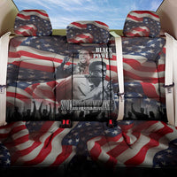 Stokely Carmichael Back Car Seat Cover American Flag Background Black Power Quote Civil Rights Leader Powerful Speech - Wonder Print Shop