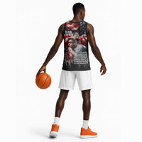 Stokely Carmichael Basketball Jersey American Flag Background Black Power Quote Civil Rights Leader Powerful Speech - Wonder Print Shop