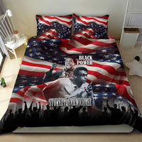 Stokely Carmichael Bedding Set American Flag Background Black Power Quote Civil Rights Leader Powerful Speech - Wonder Print Shop