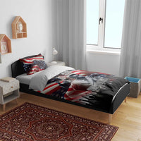 Stokely Carmichael Bedding Set American Flag Background Black Power Quote Civil Rights Leader Powerful Speech - Wonder Print Shop
