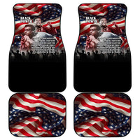 Stokely Carmichael Car Mats American Flag Background Black Power Quote Civil Rights Leader Powerful Speech - Wonder Print Shop
