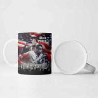 Stokely Carmichael Ceramic Mug American Flag Background Black Power Quote Civil Rights Leader Powerful Speech - Wonder Print Shop