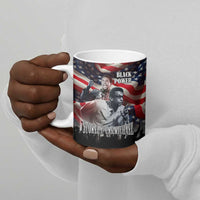 Stokely Carmichael Ceramic Mug American Flag Background Black Power Quote Civil Rights Leader Powerful Speech - Wonder Print Shop