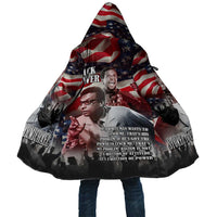 Stokely Carmichael Cloak American Flag Background Black Power Quote Civil Rights Leader Powerful Speech - Wonder Print Shop