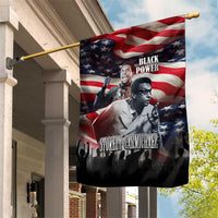 Stokely Carmichael Garden Flag American Flag Background Black Power Quote Civil Rights Leader Powerful Speech - Wonder Print Shop