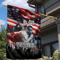 Stokely Carmichael Garden Flag American Flag Background Black Power Quote Civil Rights Leader Powerful Speech - Wonder Print Shop