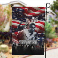 Stokely Carmichael Garden Flag American Flag Background Black Power Quote Civil Rights Leader Powerful Speech - Wonder Print Shop