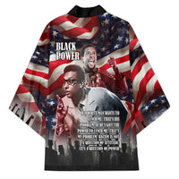 Stokely Carmichael Kimono American Flag Background Black Power Quote Civil Rights Leader Powerful Speech - Wonder Print Shop