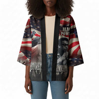 Stokely Carmichael Kimono American Flag Background Black Power Quote Civil Rights Leader Powerful Speech - Wonder Print Shop