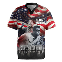 Stokely Carmichael Rugby Jersey American Flag Background Black Power Quote Civil Rights Leader Powerful Speech - Wonder Print Shop