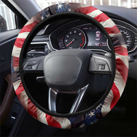 Stokely Carmichael Steering Wheel Cover American Flag Background Black Power Quote Civil Rights Leader Powerful Speech - Wonder Print Shop