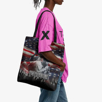 Stokely Carmichael Tote Bag American Flag Background Black Power Quote Civil Rights Leader Powerful Speech - Wonder Print Shop