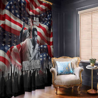 Stokely Carmichael Window Curtain American Flag Background Black Power Quote Civil Rights Leader Powerful Speech - Wonder Print Shop