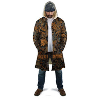 Deer Hunting Skull Cloak Autumn Leaves Rustic Brown and Orange Tones