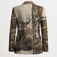 Personalized Born to Hunt Blazer Deer Hunting Lacing Detail and Camo Traditional