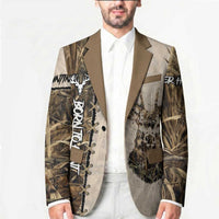 Personalized Born to Hunt Blazer Deer Hunting Lacing Detail and Camo Traditional