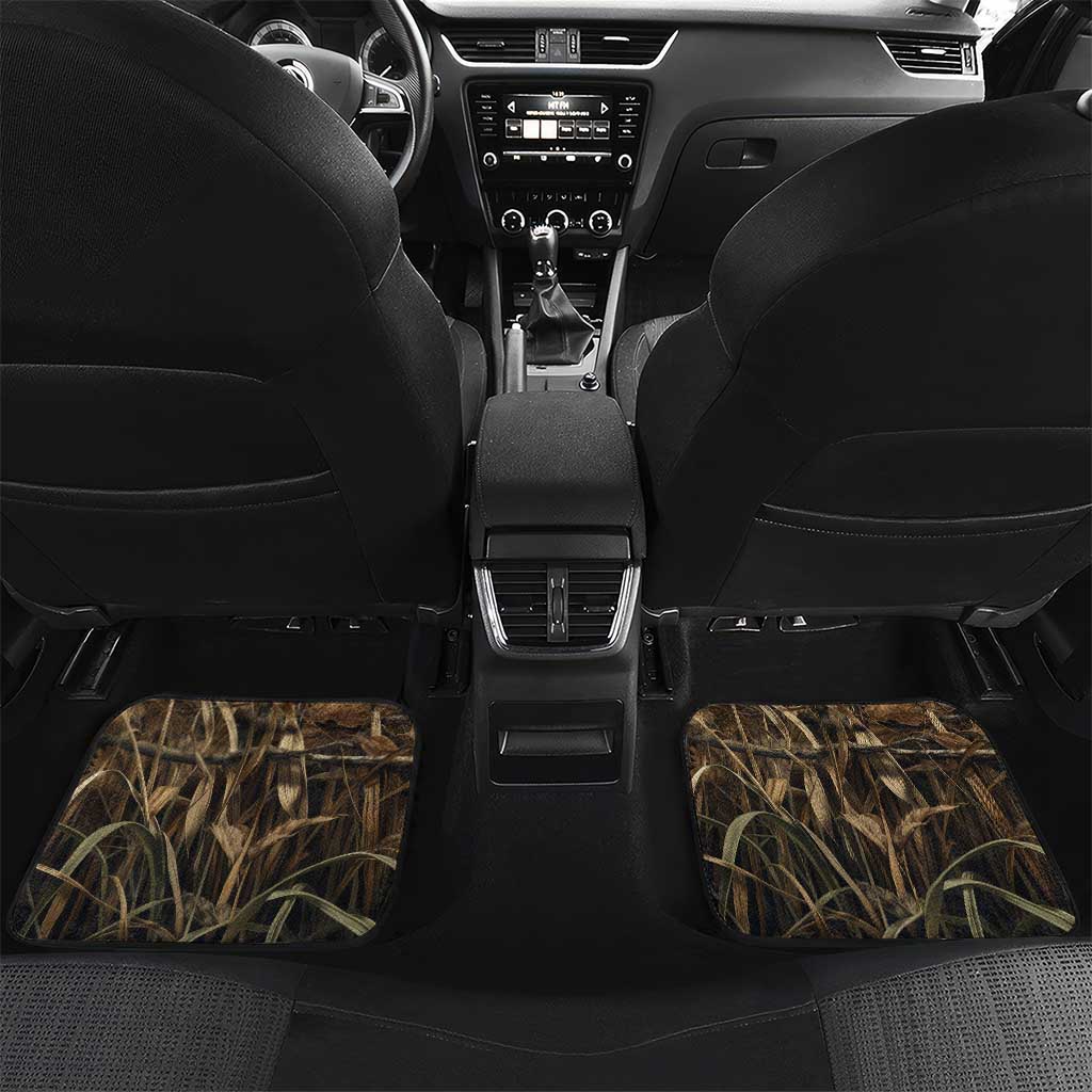Personalized Born to Hunt Car Mats Deer Hunting Lacing Detail and Camo Traditional