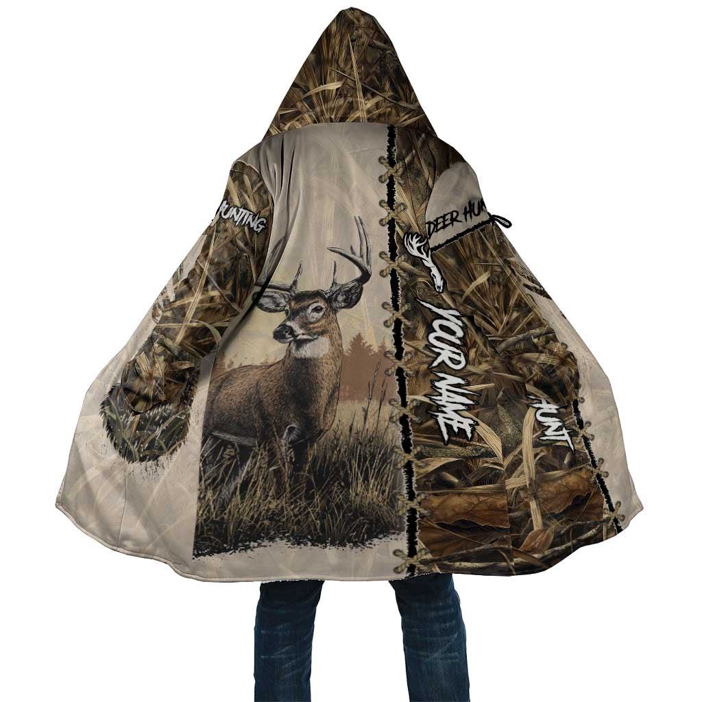 Personalized Born to Hunt Cloak Deer Hunting Lacing Detail and Camo Traditional