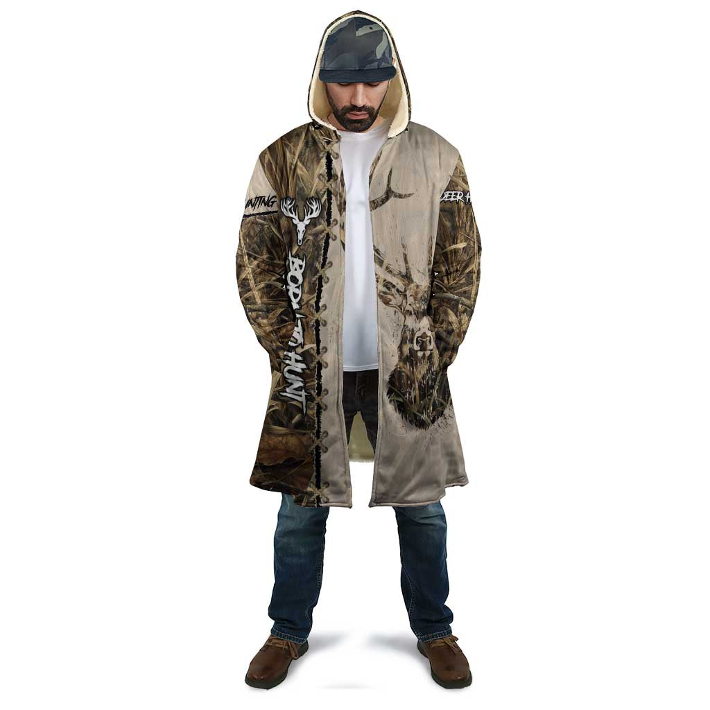 Personalized Born to Hunt Cloak Deer Hunting Lacing Detail and Camo Traditional