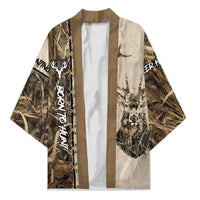 Personalized Born to Hunt Kimono Deer Hunting Lacing Detail and Camo Traditional