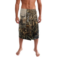 Personalized Born to Hunt Lavalava Deer Hunting Lacing Detail and Camo Traditional