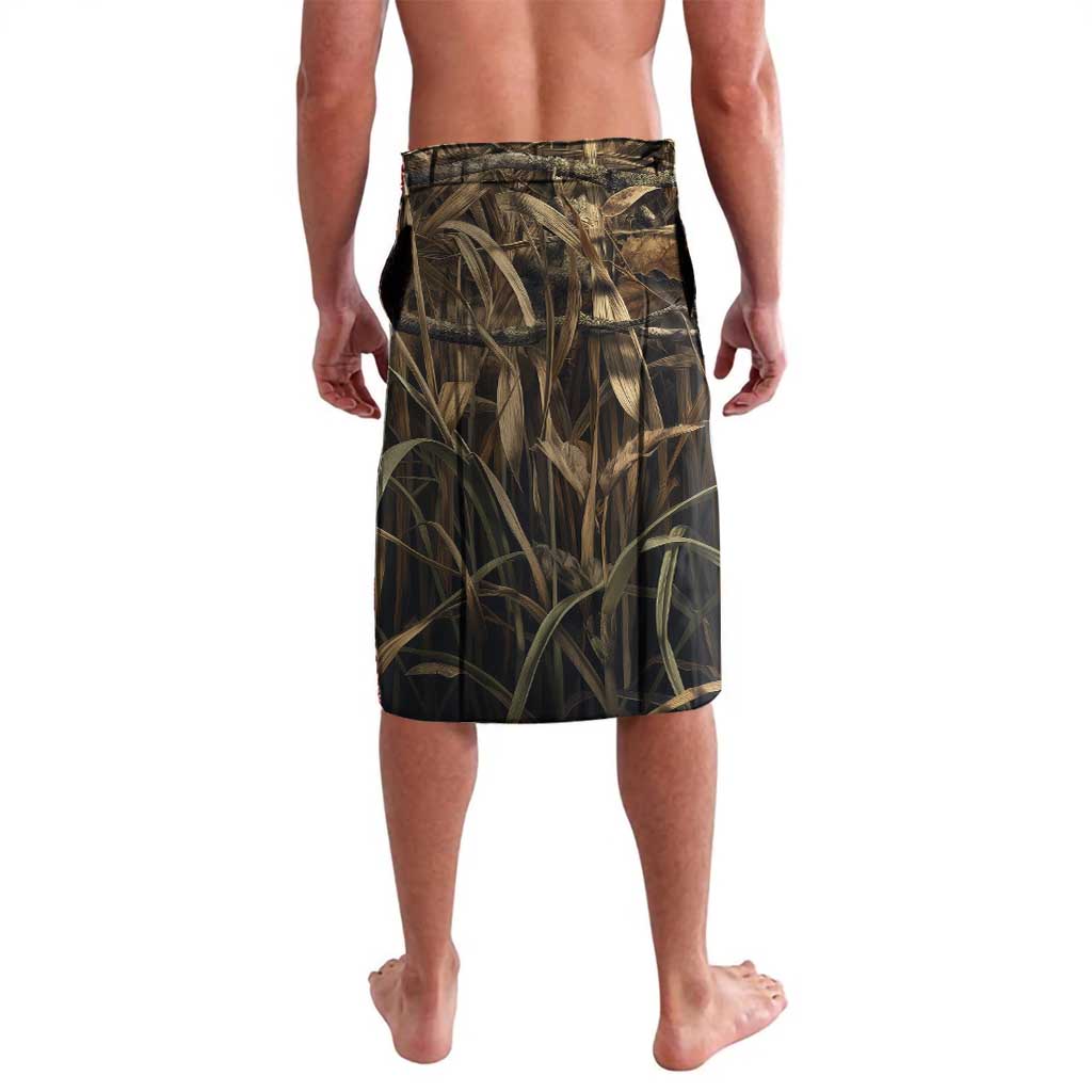 Personalized Born to Hunt Lavalava Deer Hunting Lacing Detail and Camo Traditional