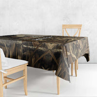 Personalized Born to Hunt Tablecloth Deer Hunting Lacing Detail and Camo Traditional