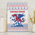 Slovenian Winter Canvas Wall Art Ljubljana Dragon with Nordic Snowflakes and Alpine Vibes
