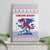 Slovenian Winter Canvas Wall Art Ljubljana Dragon with Nordic Snowflakes and Alpine Vibes